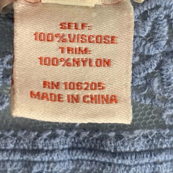 Sundance La Provence Top Sz Small Blue White - Picture 5 of 6